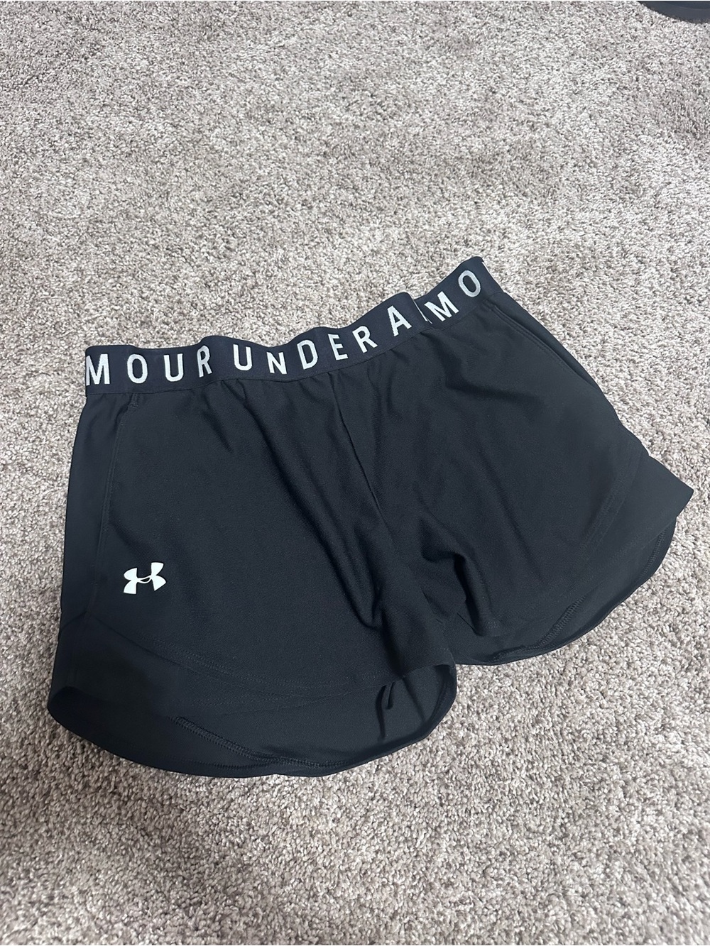 Under Armour Black Women's Performance Athletic Shorts